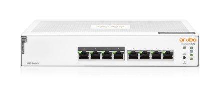 Aruba Instant On 1830 JL811A 8 Port Class4 PoE 65W Switch Front Image