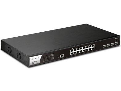 Draytek VigorSwitch PQ2200XB 16-Port Smart Managed PoE+ Switch