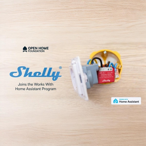 Shelly Joins 'Works With Home Assistant' Program