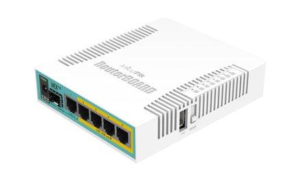 MikroTik hEX 5-Port Router RB960PGS with Passive PoE