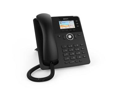 Snom D717 IP Desk Phone Front Angle (Black)