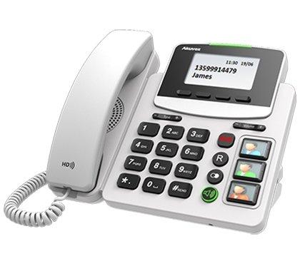 Akuvox R15P Social & Care Home IP Phone Side Angle Image