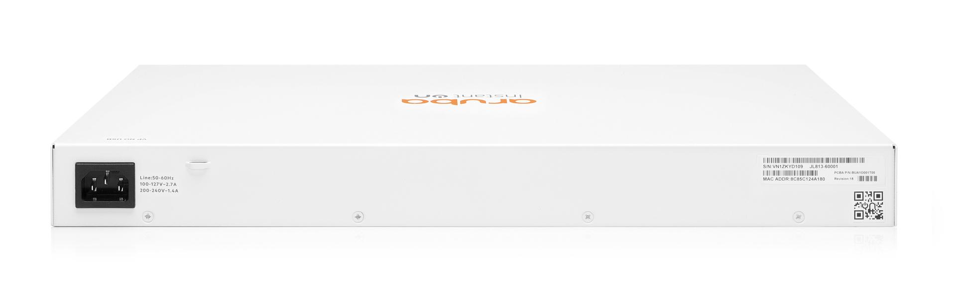 Aruba Instant On 1830 24-Port Switch Back Image
