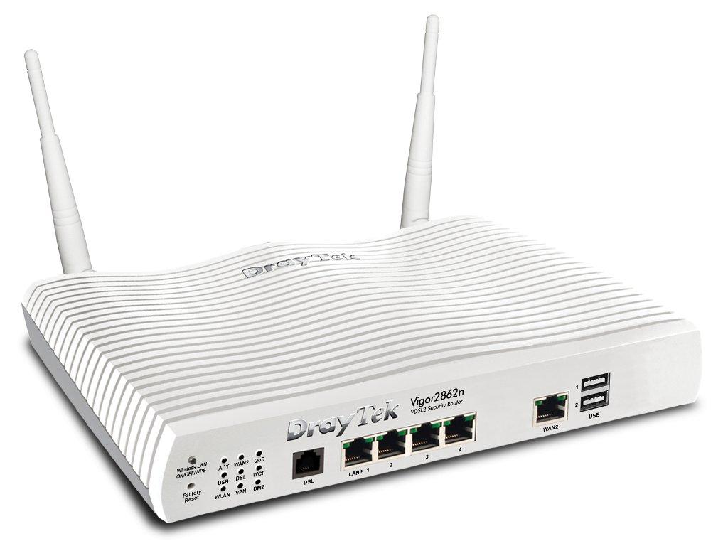 Draytek V2862N router front