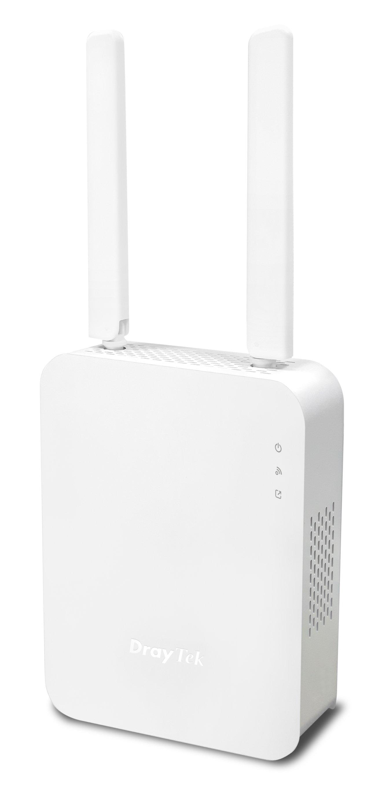 Draytek AP906 WiFi 6 Access Point & 5-Port Switch Side View Image