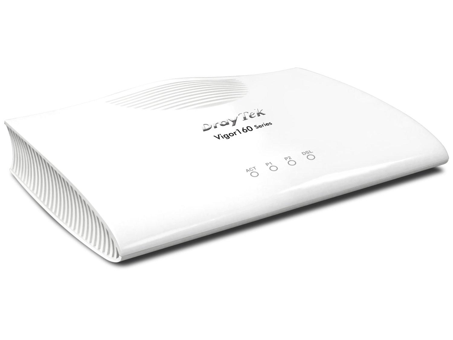 Draytek V167 VDSL2 35b & ADSL2+ Modem Front Angle Image