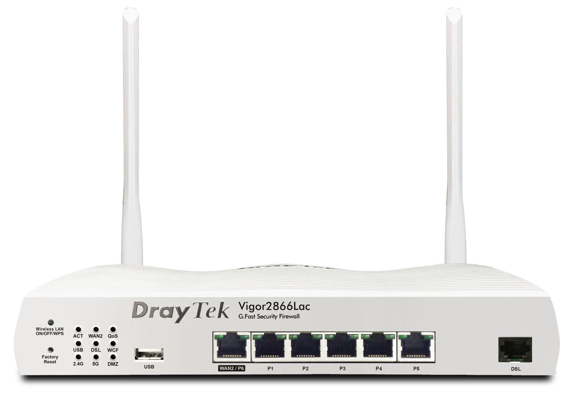 DrayTek V2866Lac G.Fast Router Front Image