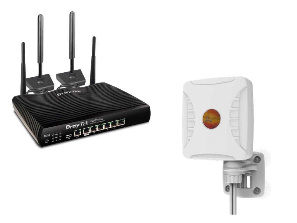 DrayTek V2927Lac Router & Poynting XPOL-1-5G Antenna