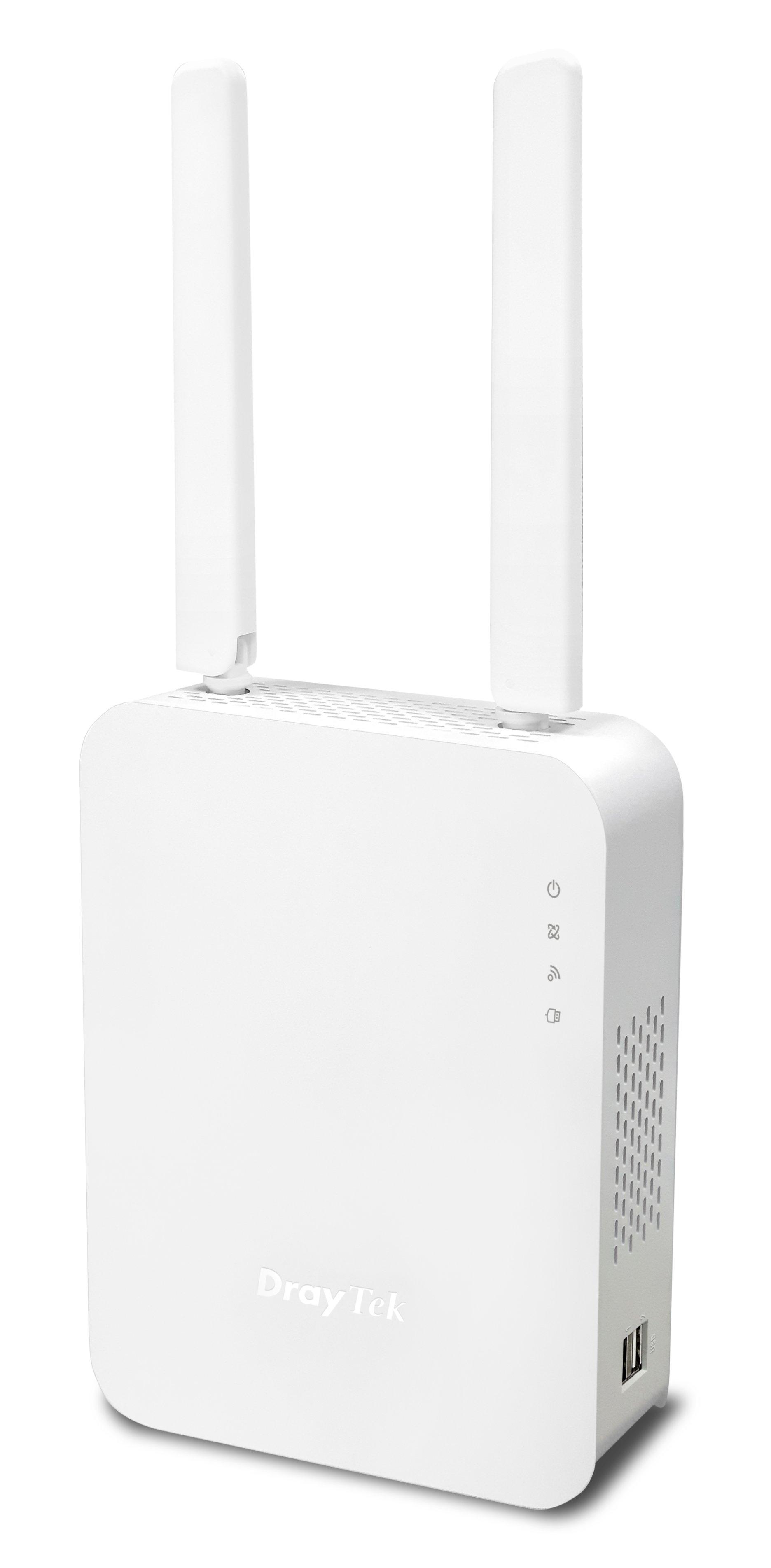 Draytek Vigor2135AX WiFi 6 VPN SOHO Firewall Router Front Angle Image