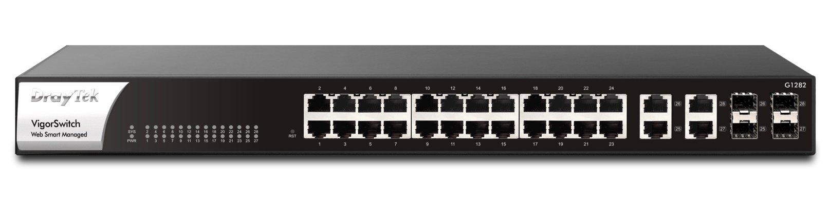 DrayTek VSG1282 24-Port Smart Managed Gigabit Switch