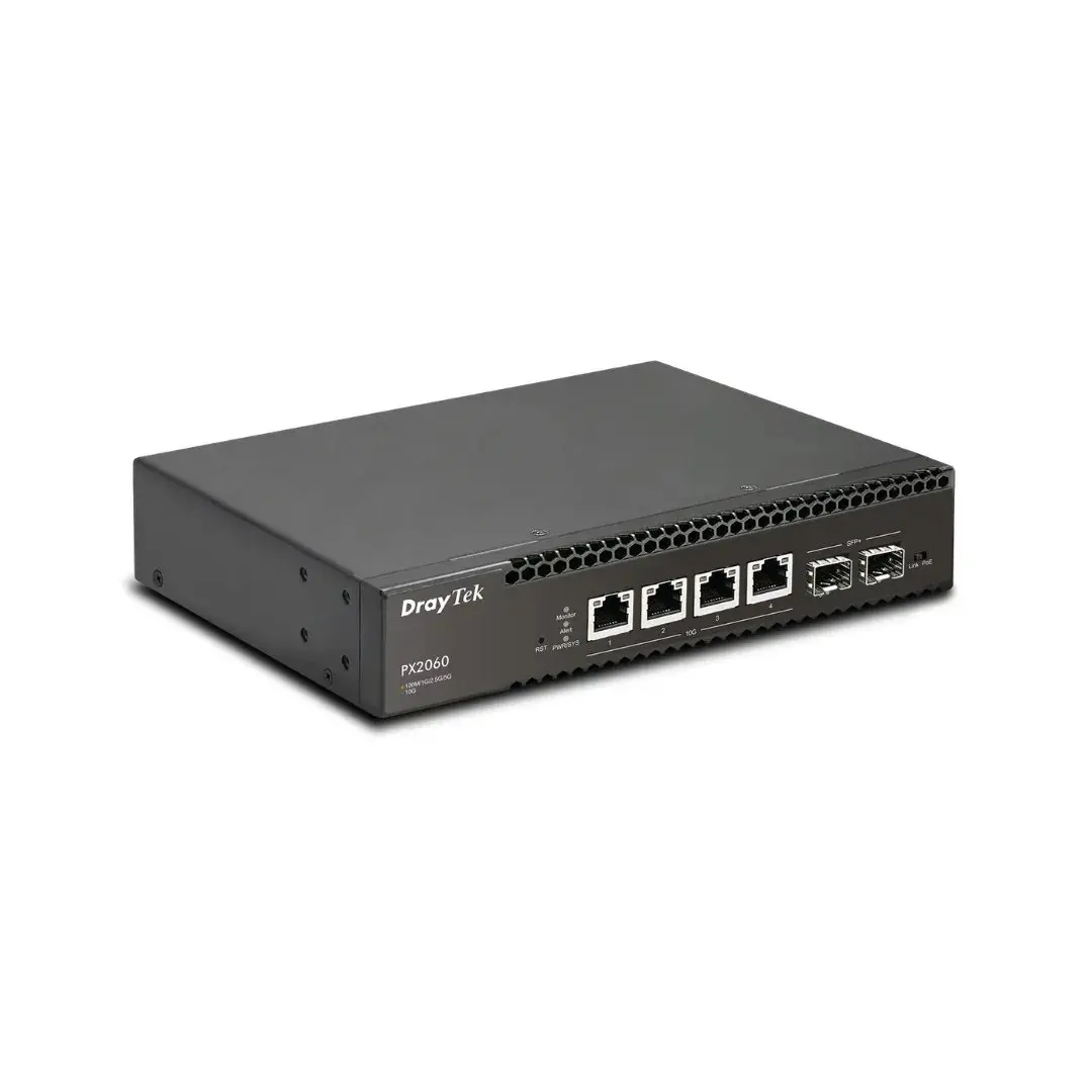 DrayTek VigorSwitch PX2060 6-Port 10G PoE++ L2+ Managed Switch