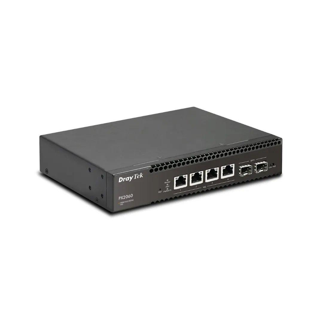 DrayTek VigorSwitch PX2060 6-Port 10G PoE++ L2+ Managed Switch