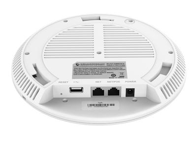 GWN7600 wifi access point back