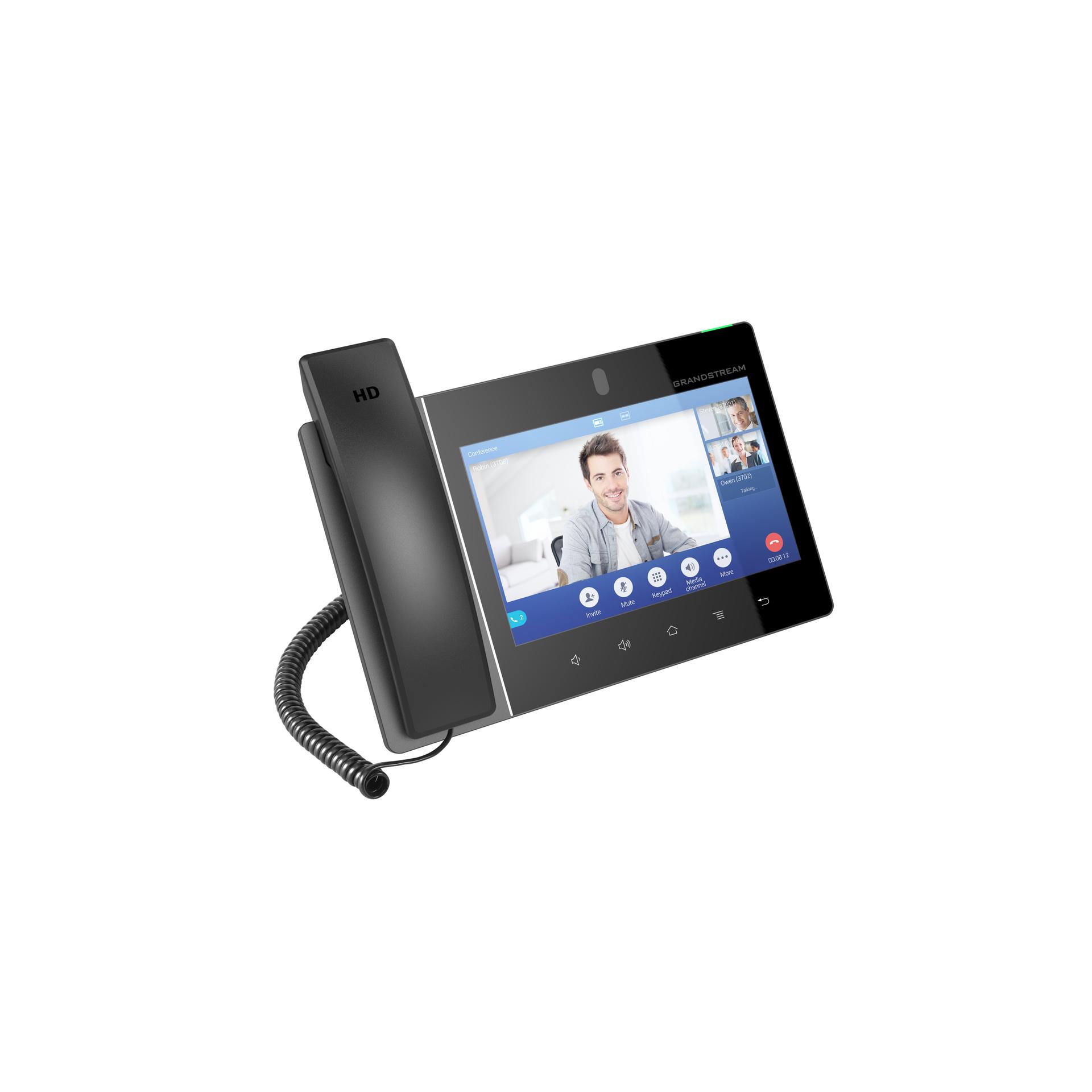 Grandstream GXV3480 16 Line Smart Video Phone Side Angle