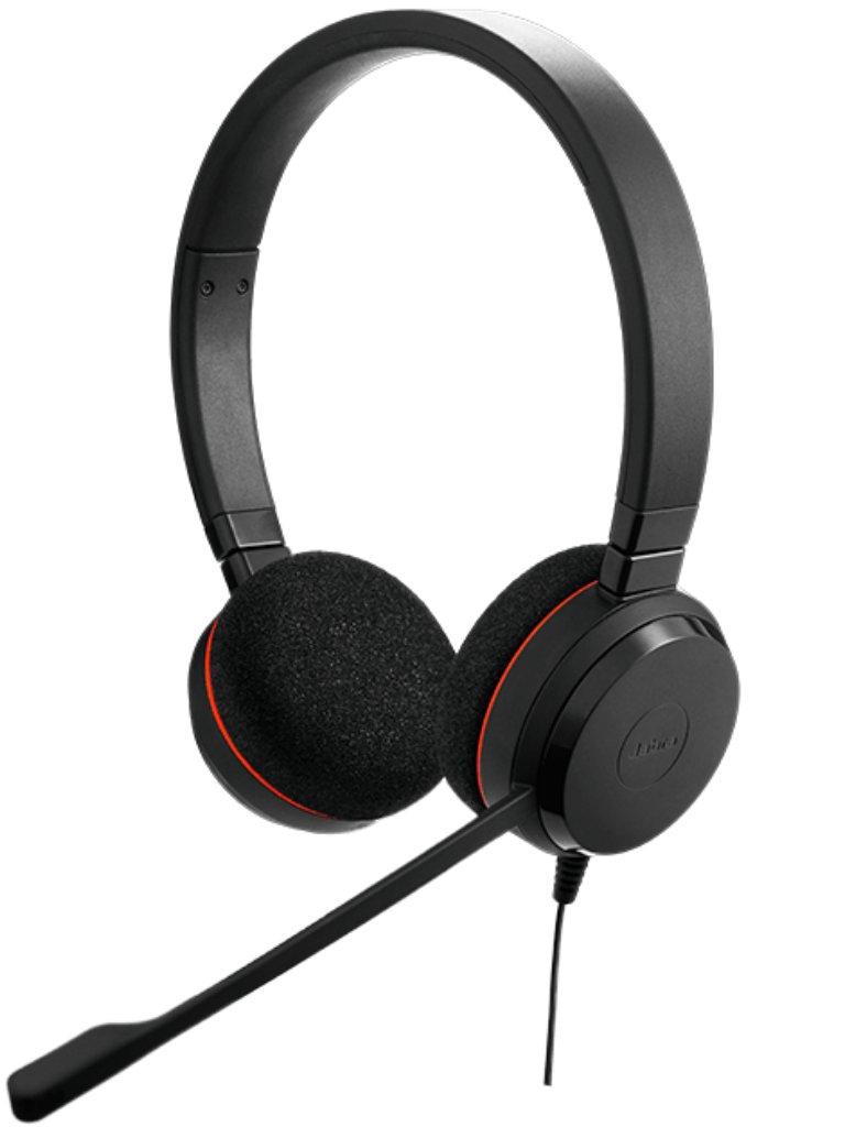 Jabra 20DUO Headset Front Angle