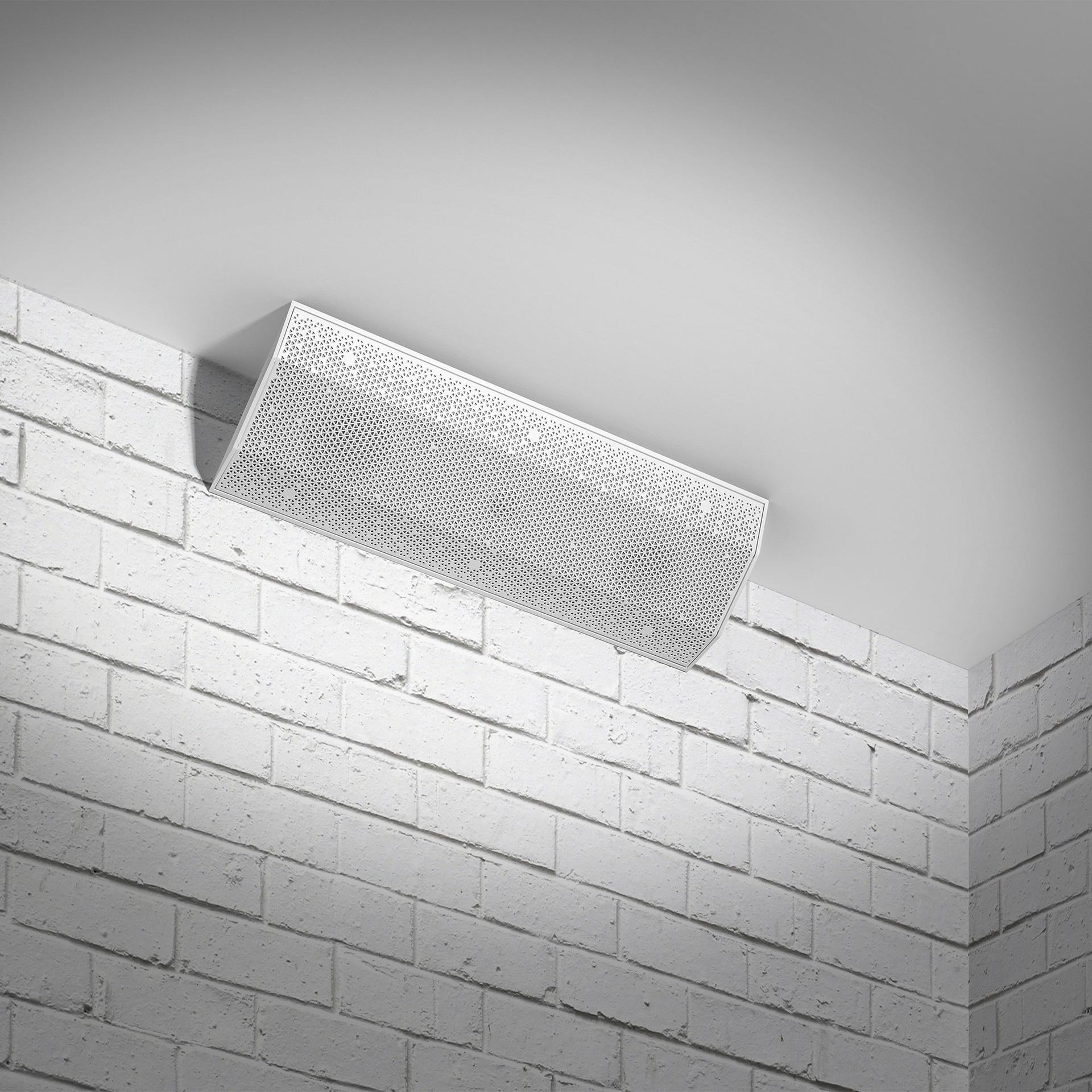 Lithe Audio iO1 Indoor & Outdoor Passive Speaker in White Corner Mount