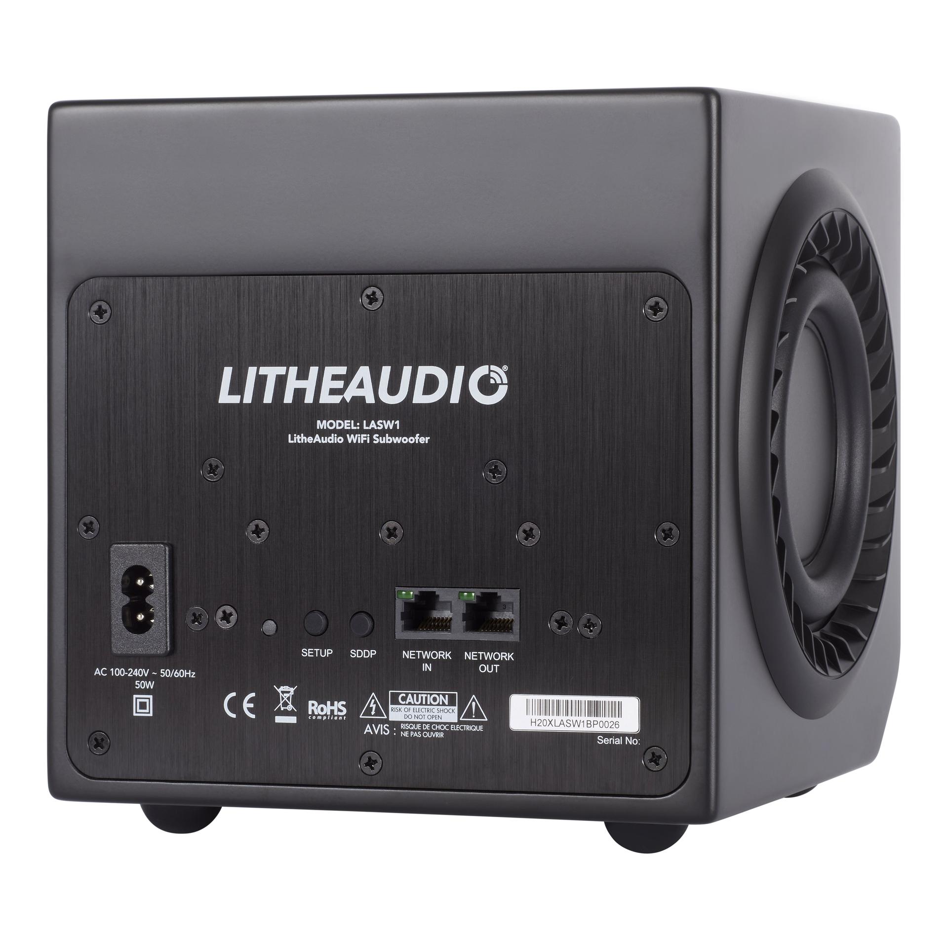 Lithe Audio Wireless Micro Sub Woofer Back Image