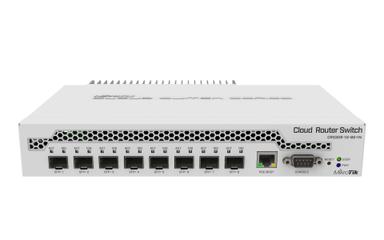  MikroTik CRS309-1G-8S+IN 8 SFP+ Port Cloud Router Switch Front Image