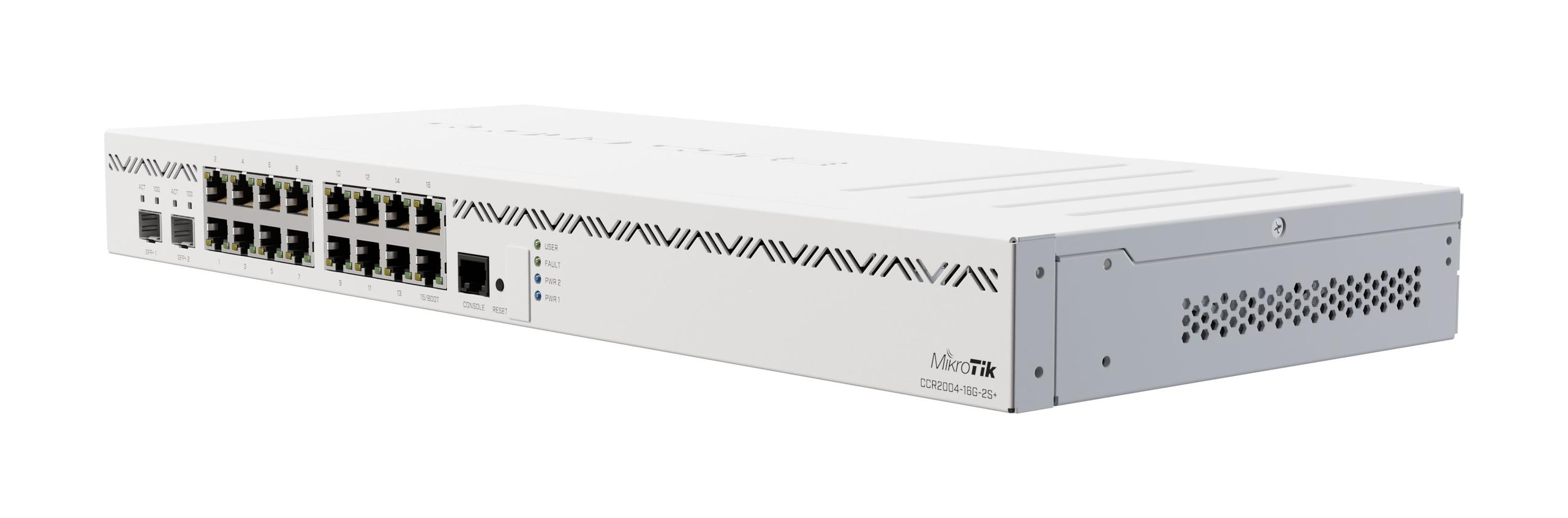 MikroTik CCR2004-16G-2S+ Cloud Core 16-Port Switch