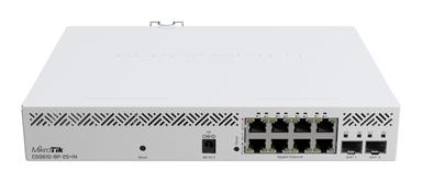 MikroTik CSS610-8P-2S+IN Gigabit PoE SFP+ 8 Port Switch Front Image