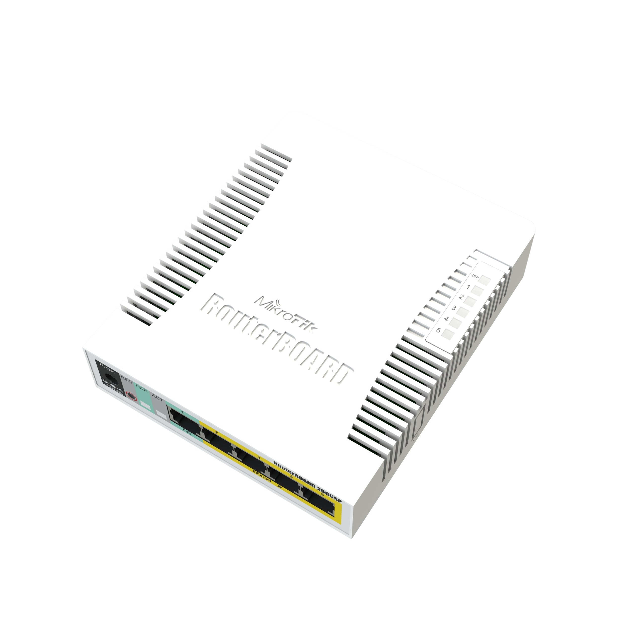 MikroTik RouterBOARD CSS106-1G-4P-1S 5-Port Switch (RB260GSP)