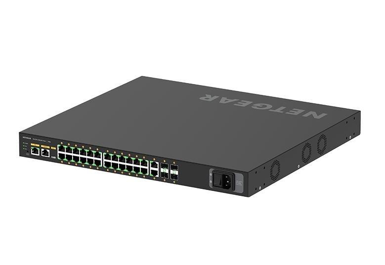 Netgear GSM4230PX 24-Port Switch with PoE+ Side View Image