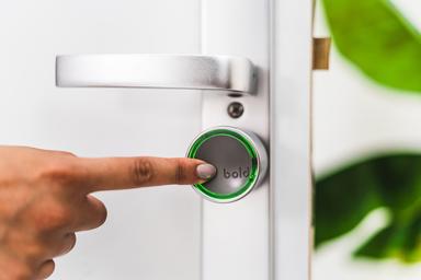 Bold Smart Cylinder Lock - Door Image
