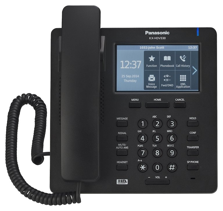 Panasonic KX-HDV330XB IP Phone Front