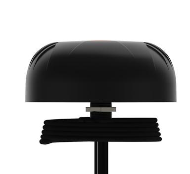 Poynting MIMO-4-19 9-in-1 Transportation Antenna Black Side View Image.