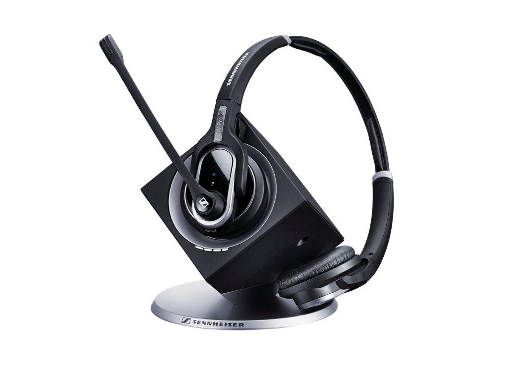 Sennheiser DWPRO2 DECT-Based Wireless Binaural Headset Front