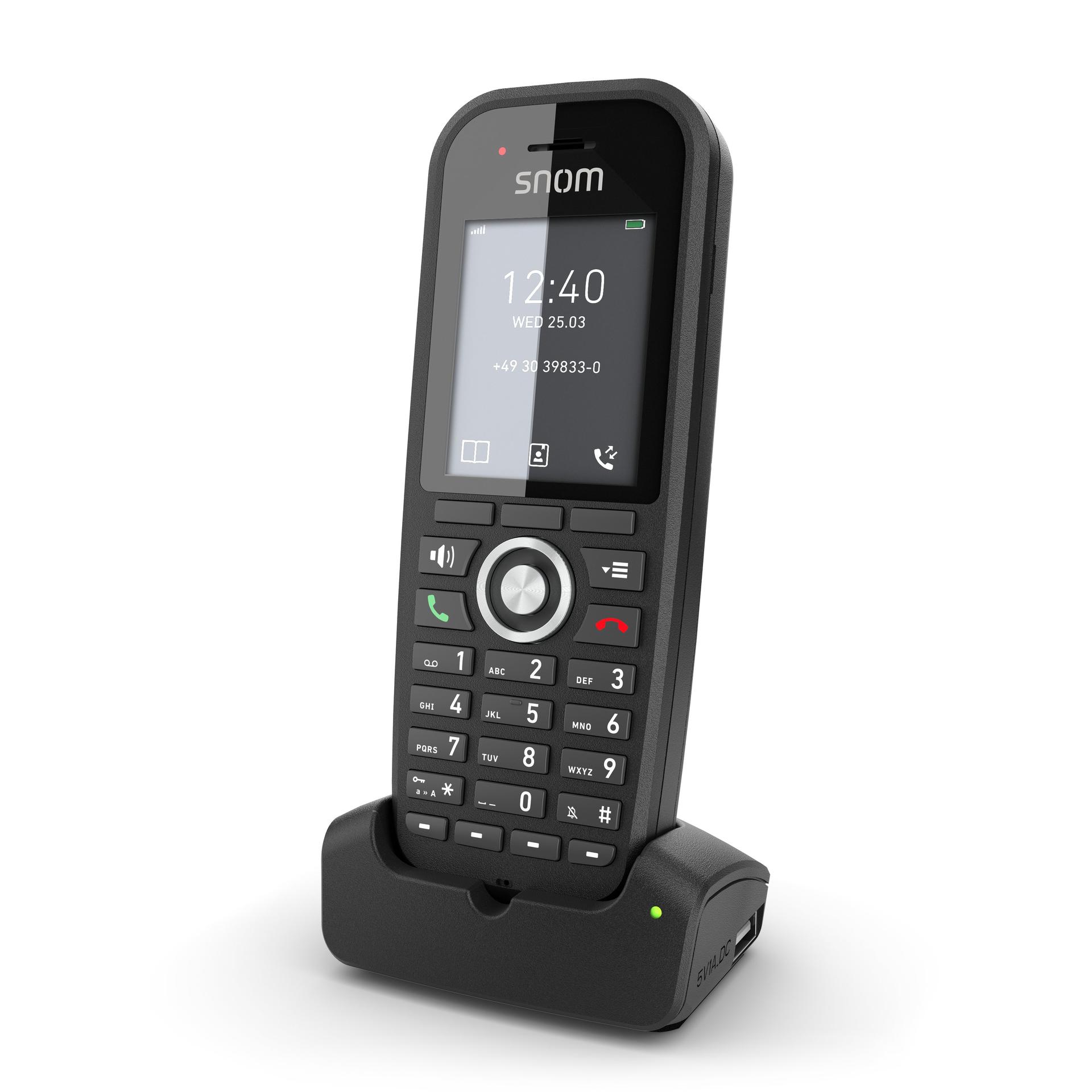 Snom M30 Multi-cell DECT Phone Front Angle 