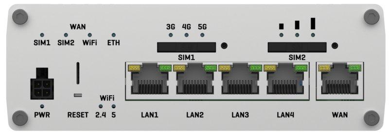 Teltonika RUTX50 Industrial 5G Router Side Image