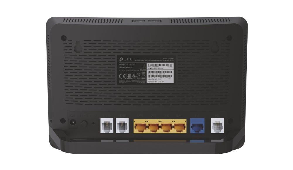 TP-LINK Archer VR1210v VDSL/ADSL Modem Router Back Image