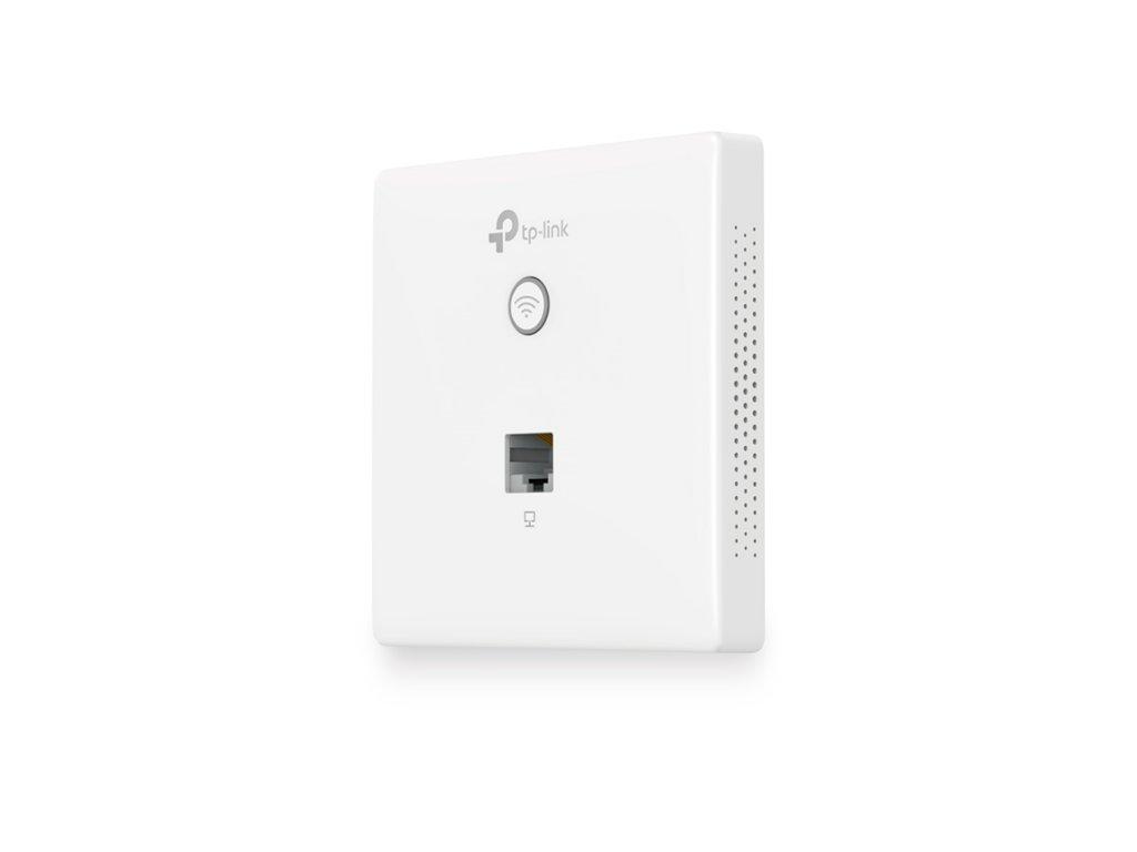 TP-Link EAP115-WALL Plate Access Point Front Angle