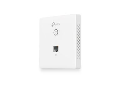 TP-Link EAP115-WALL Plate Access Point Front Angle