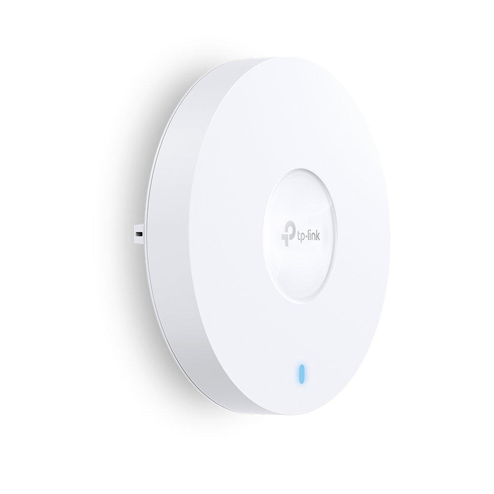 TP-Link EAP690E HD Wi-Fi 6E Quad-Band Access Point Side Angle Image