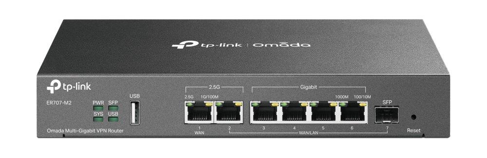 TP-Link ER707-M2 Omada Multi-Gigabit VPN Router Front Image