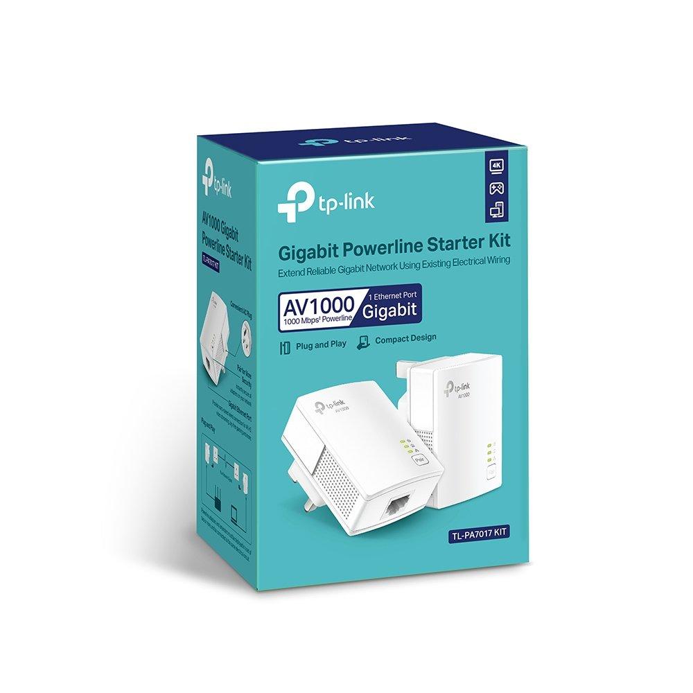TP-Link TL-PA7017 KIT Gigabit Powerline Starter Kit Box
