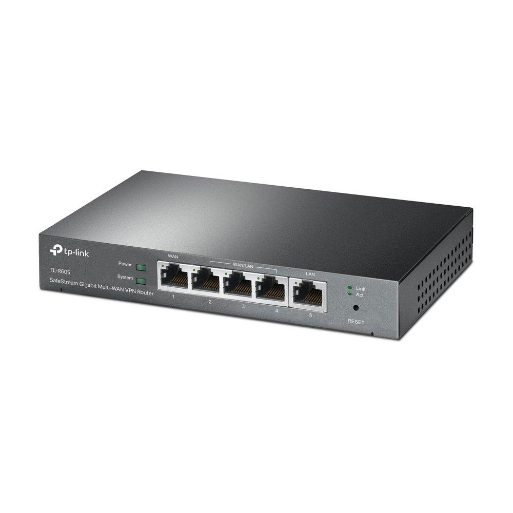 TP-Link TL-R605 VPN Router Side Angle 