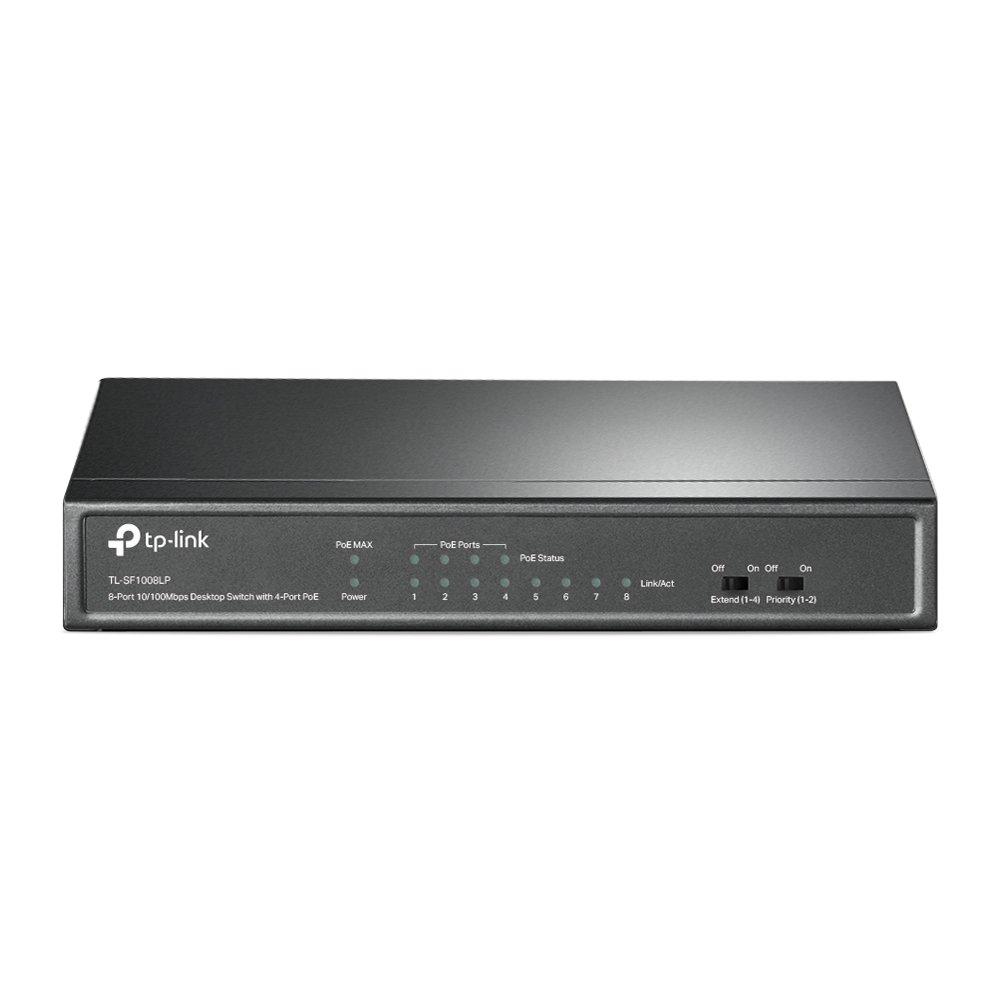 TP-Link TL-SF1008LP PoE Unmanaged Switch Front Image