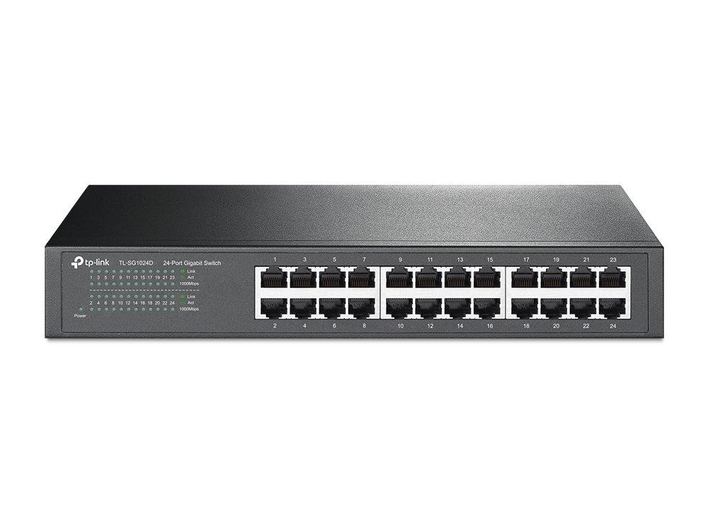 TP-LINK TL-SG1024D 24-Port Gigabit Unmanaged Switch Front Image