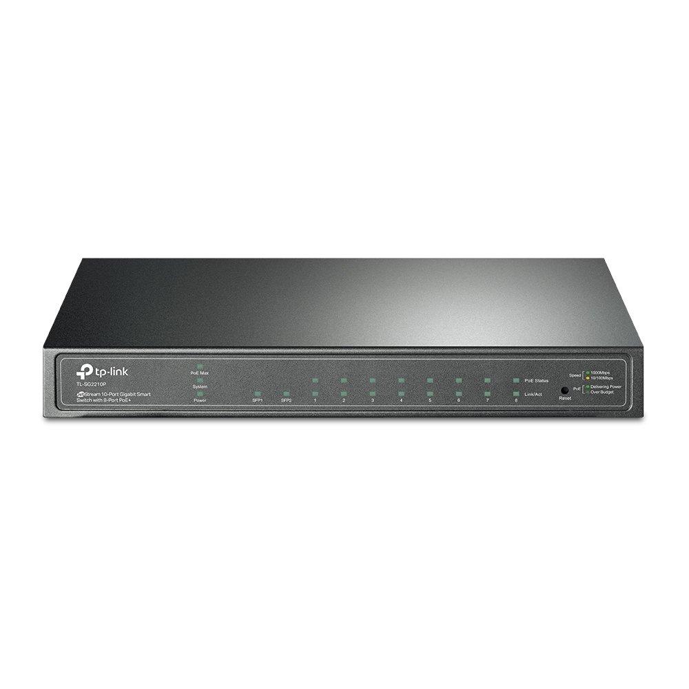 TP-Link TL-SG2210P V3 JetStream 8-Port Smart PoE+ Switch Front Image