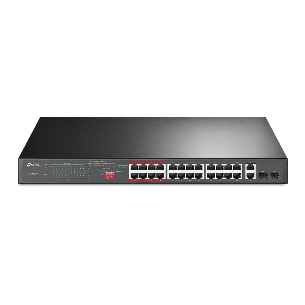 TP-Link TL-SL1226P 24-Port Unmanaged PoE+ Switch