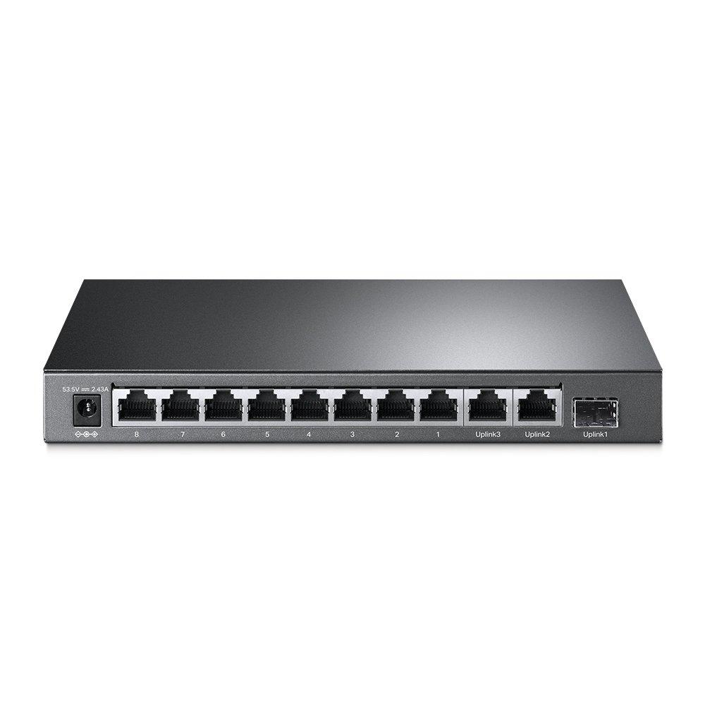 TP-Link TL-SL1311MP 8-Port PoE+ Switch Back Image