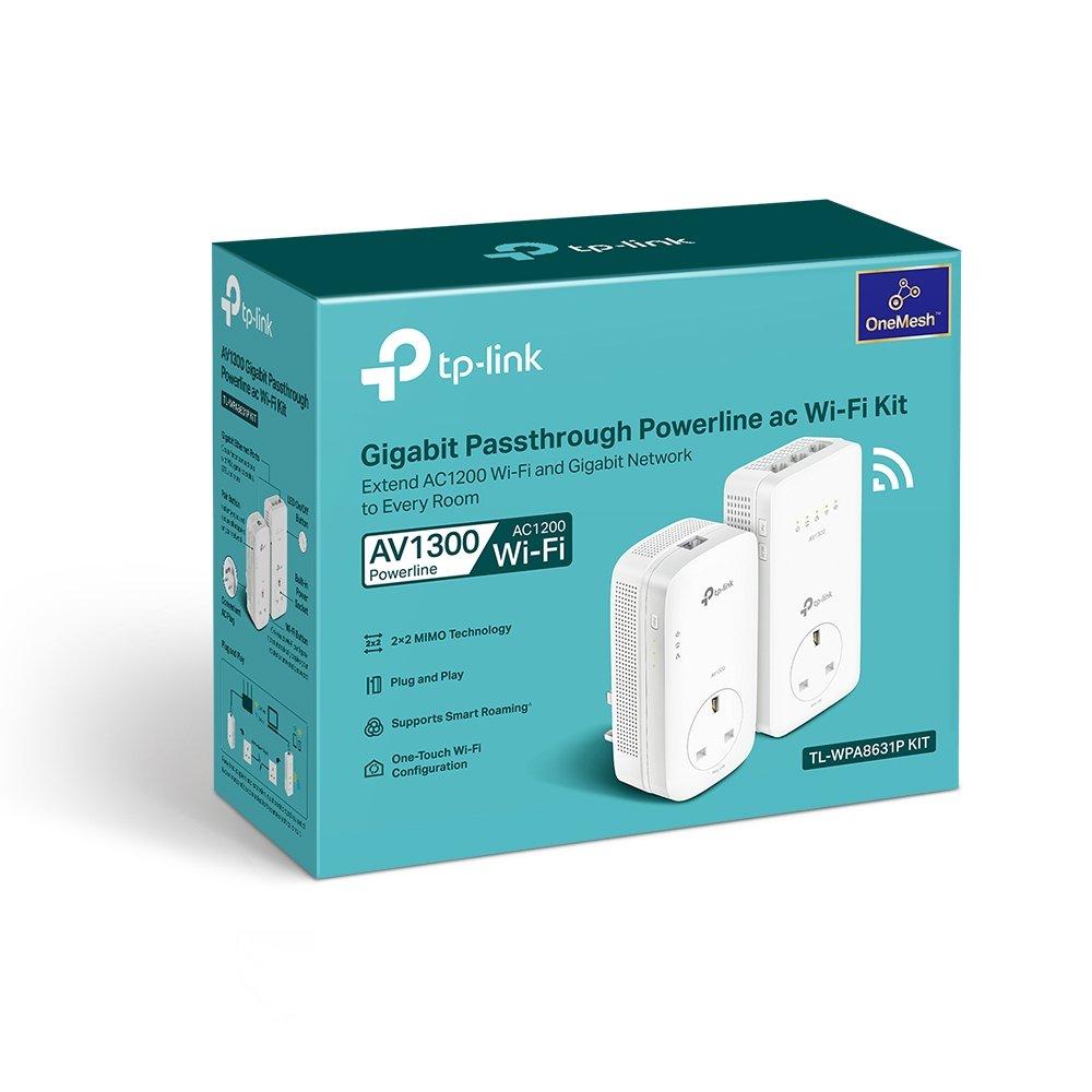 TP-Link TL-WPA8631P WiFi 5 Powerline Starter Kit Box Image
