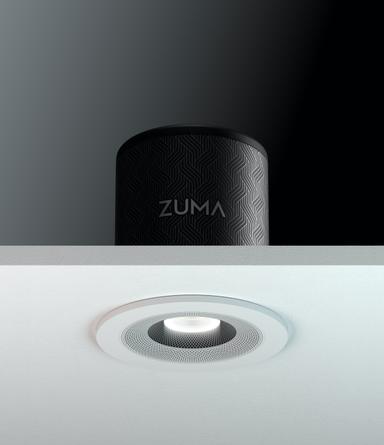 Zuma Lumisonic Wireless Speaker and Integrated Downlight in Ceiling 